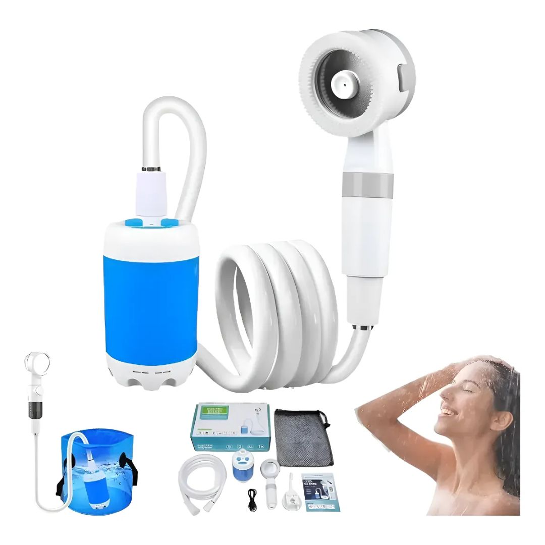 Ducha Regadera Sumergible Portatil Electrica Bolsa Camping - Vista 2