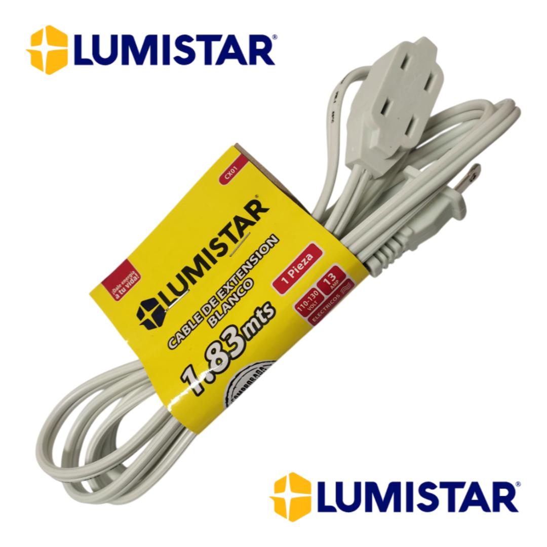 Extensión Blanco 1.83m 3 Tomas Lumistar