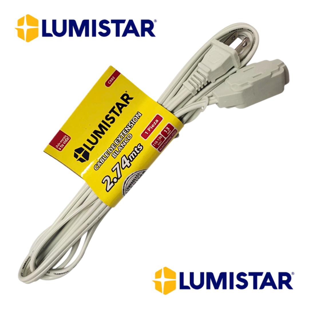 Extensión Blanco 2.74m 3 Tomas Lumistar