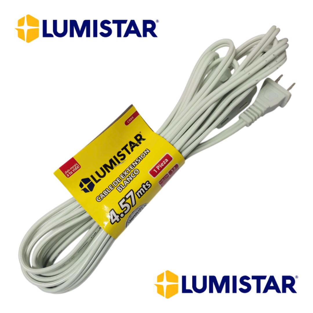 Extensión Blanco 4.57m 3 Tomas Lumistar