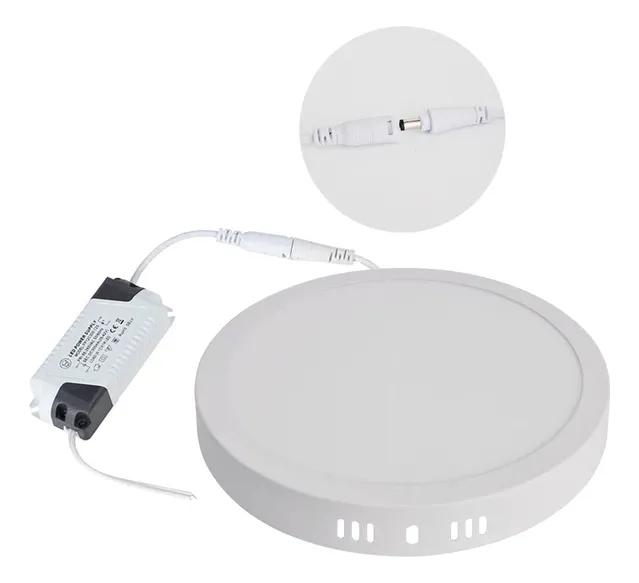 Lampara Redonda Blanca 6500k Superficial 24w