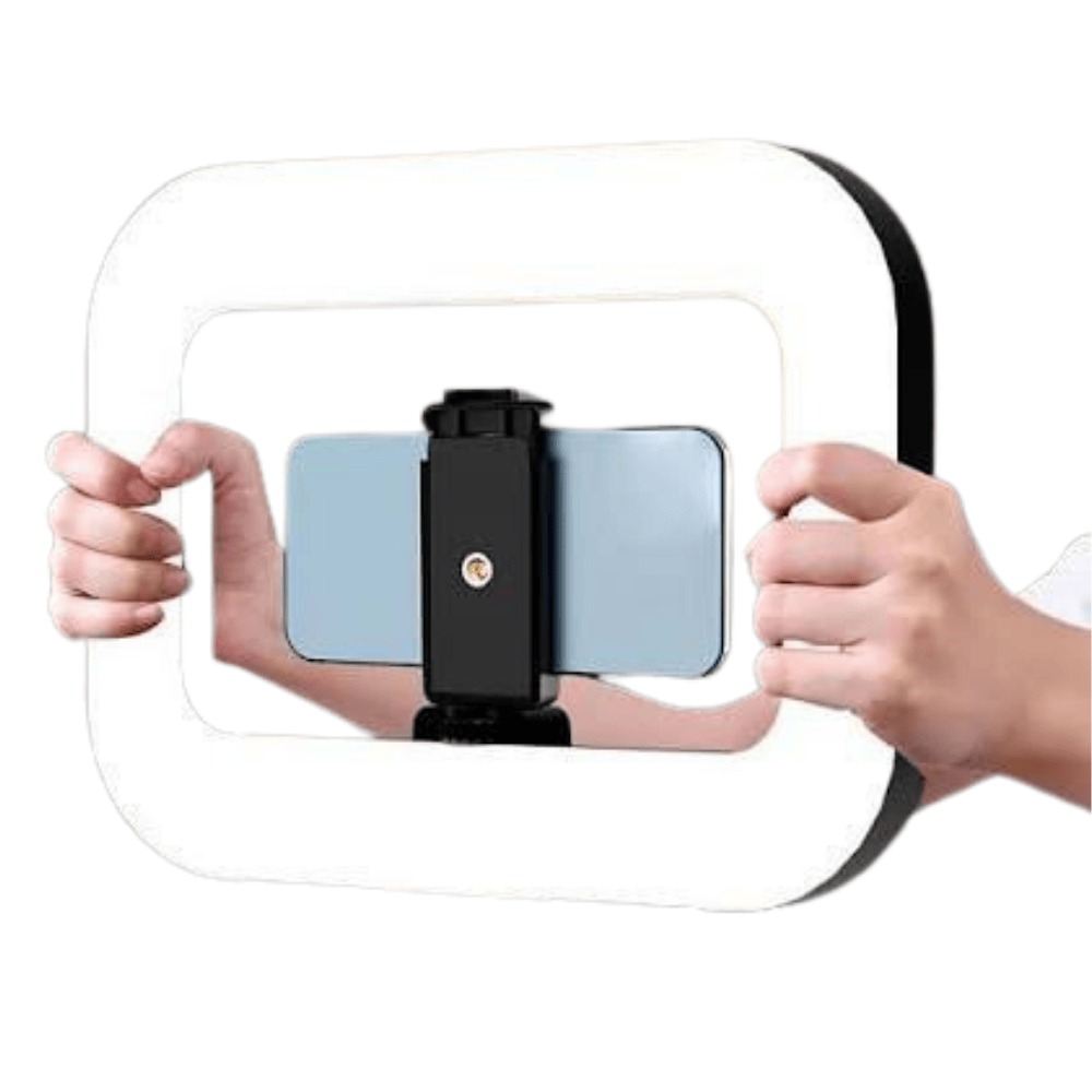 Aro de Luz Cuadrado RGB - Inalámbrico E-30 Celular