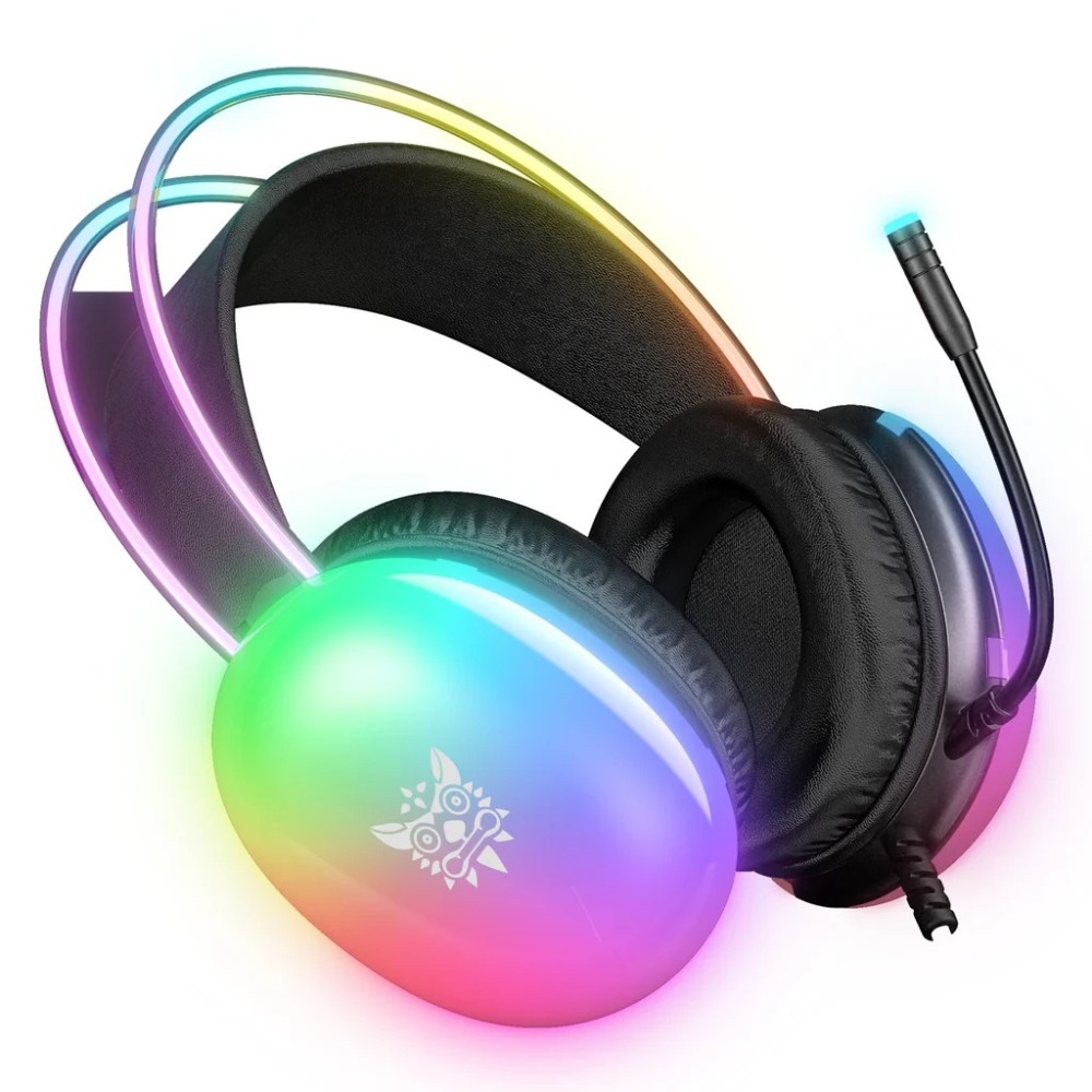 Audífonos Gamer RGB Onikuma X25 con Luces RGB y Micrófono