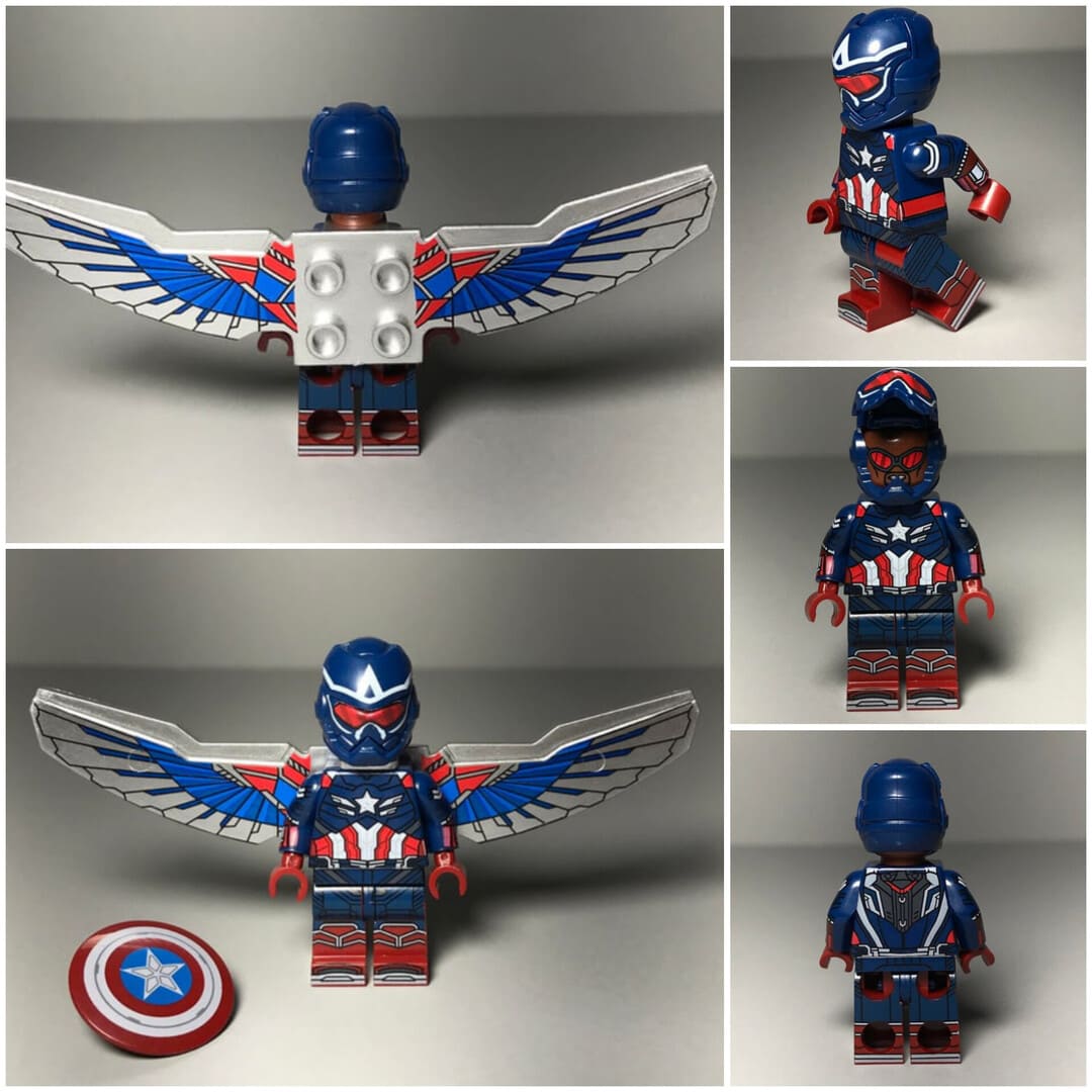 Set Lego custom premium Capitan America Brave New Word (Mcu - Un Nuevo Mundo) V1