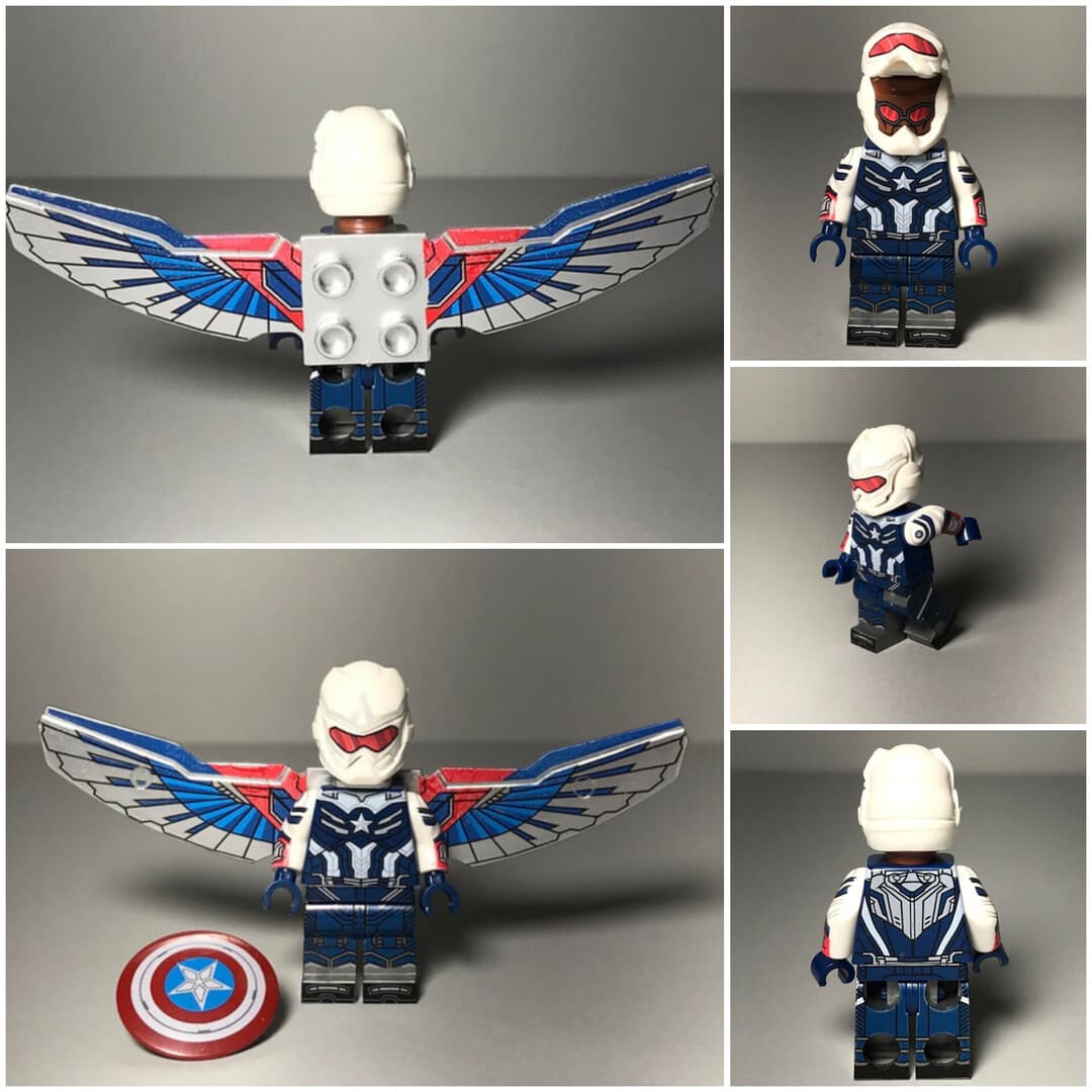 Set Lego custom premium Capitan America Brave New Word (Mcu - Un Nuevo Mundo) V1 - Vista 5