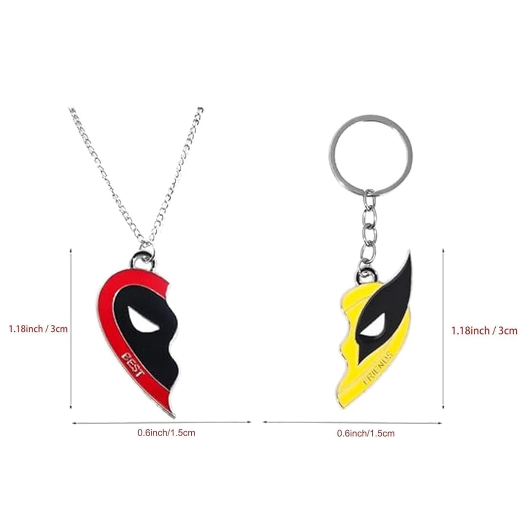 Collares de pareja o amistad Deadpool & Wolverine - Vista 2