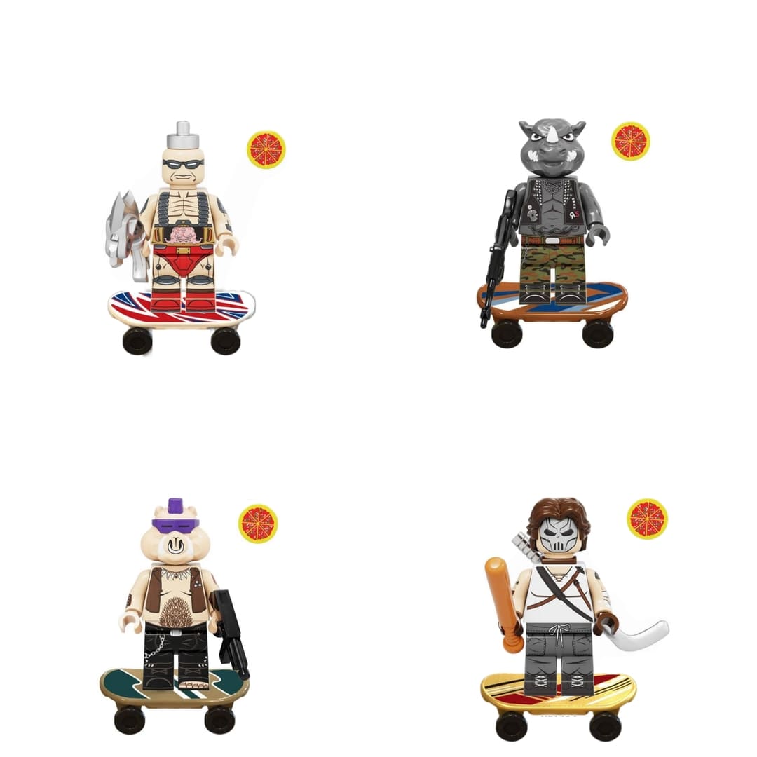 Lego Tortugas Ninja V2 SET (Tmnt 90's animated series)