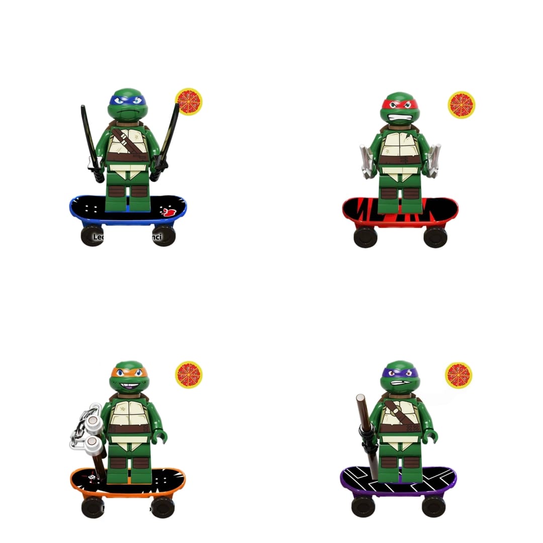 Lego Tortugas Ninja V1 SET (Tmnt 90's animated series)