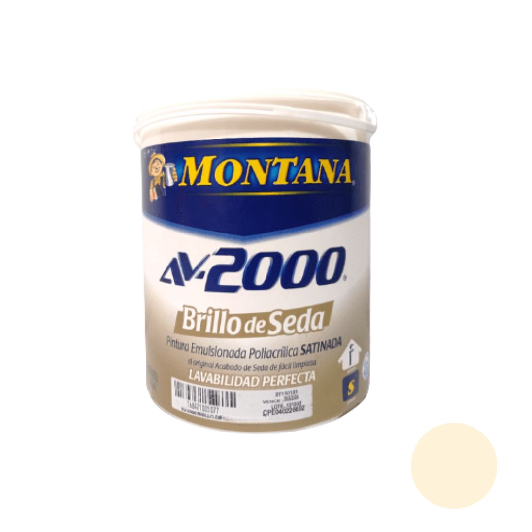 Pintura Montana Av-2000 Brillo De Seda - Marfil Suave 271-140 Galón Clase A