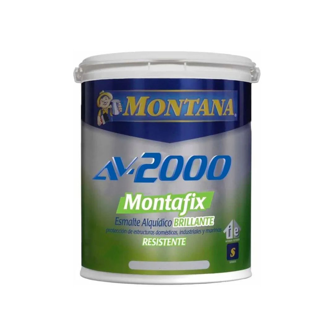 Pintura Montana Av-2000 Montafix Brillante - Blanco Puro 620-100 Galón Clase A