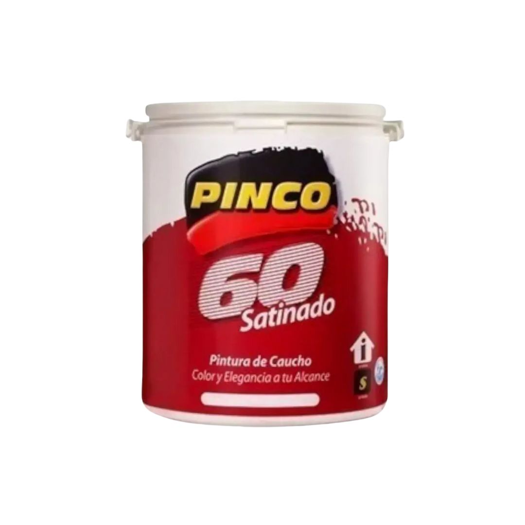 Pintura Pinco 60 Satinado Blanco Galón Clase B