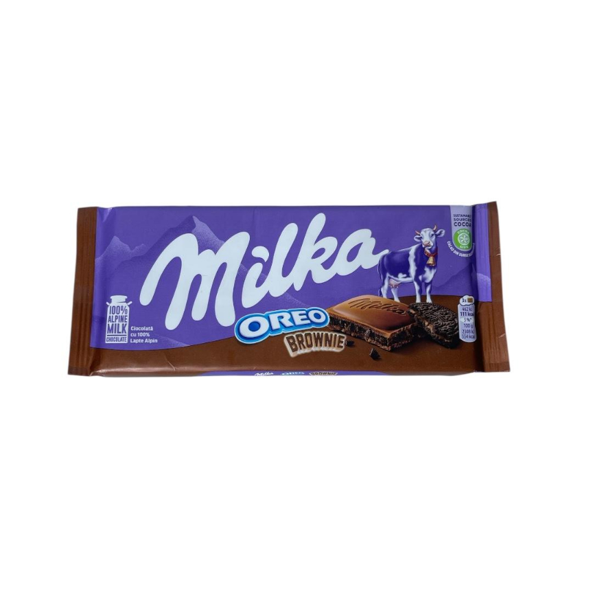 Chocolate Oreo Brownie Milka 100g