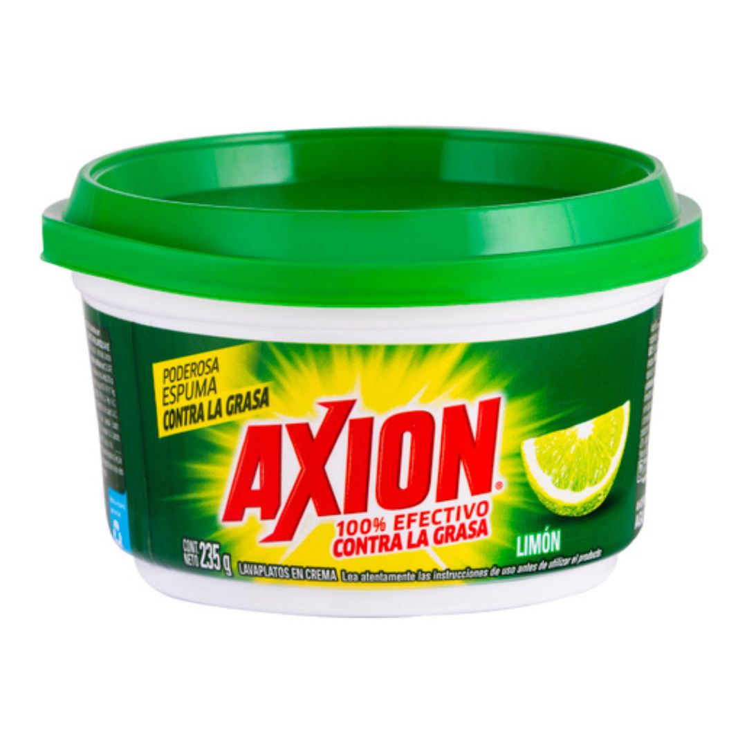 Lavaplatos Crema Limón Axion 235g