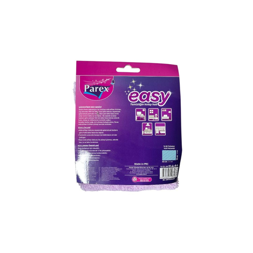 Paño de Limpieza de Microfibra Parex Und - Vista 2