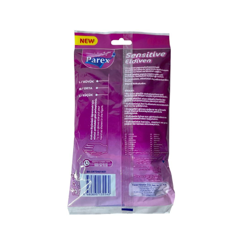 Guantes Sensibles Parex Talla M - Vista 2