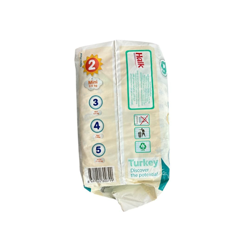 Pañal Mini Gizmo 3–6kg 10 Und - Vista 2