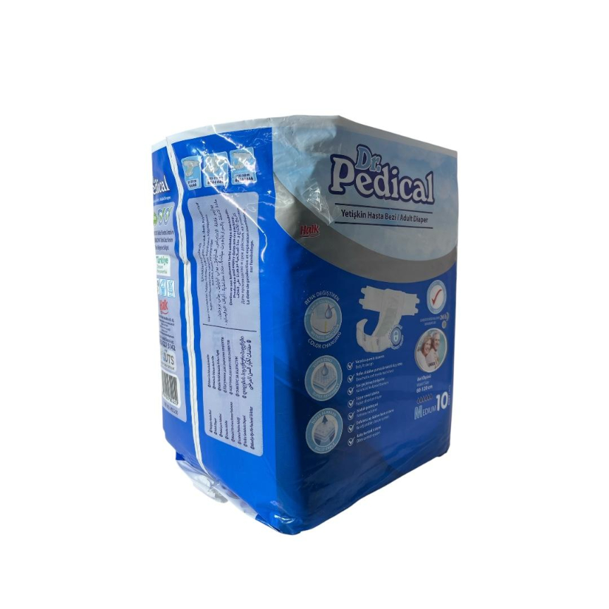 Pañales Adulto Talla Medio Dr. Pedical 10pcs - Vista 3