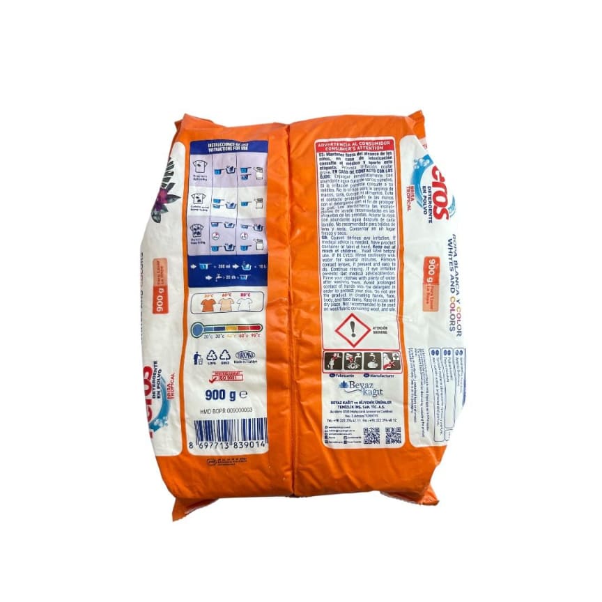 Detergente en Polvo Espumoso Brisa Tropical Peros 900g - Vista 2