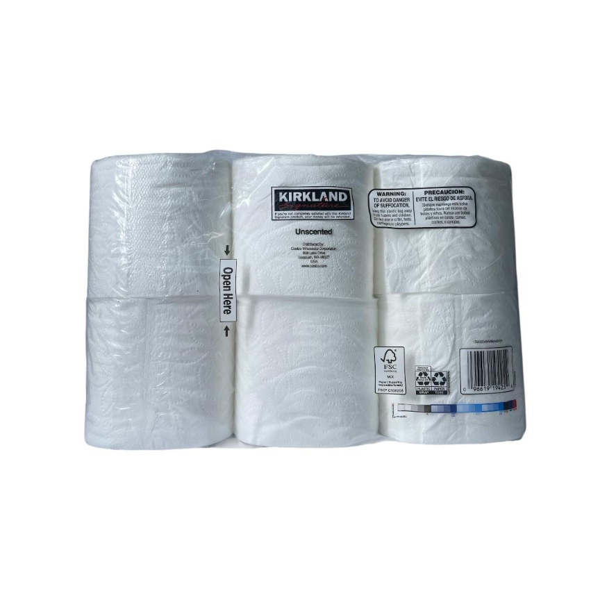 Papel Higiénico Bath Tissue Kirkland 6R - Vista 2