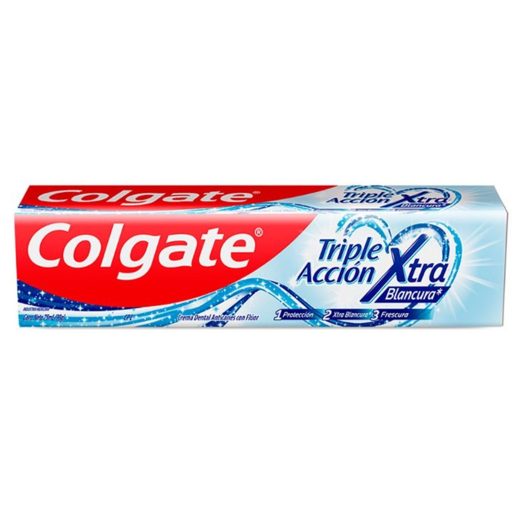 Crema Dental Colgate Triple Acción Extra Blancura 75ml
