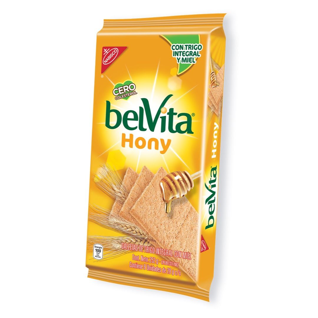 Galleta BelVita Honey Bran Nabisco 252g