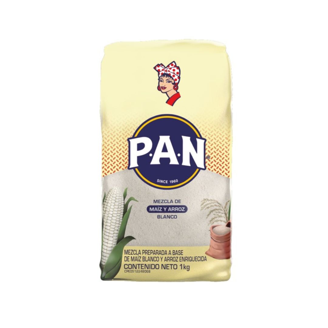 Harina Mezcla de Maíz y Arroz P.A.N Precocida 1kg