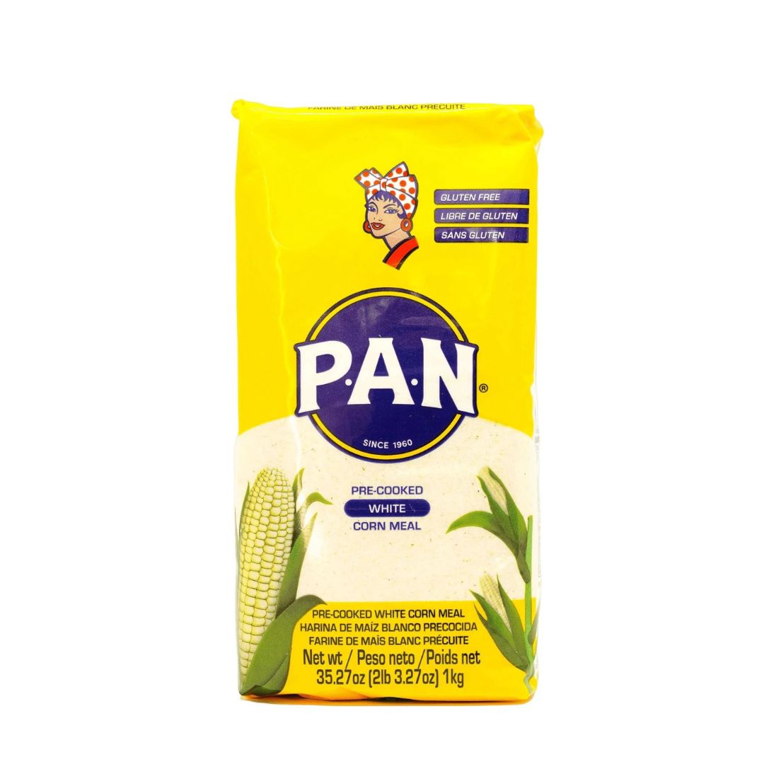 Harina de Maíz Blanco P.A.N Precocida Sin Gluten 1kg