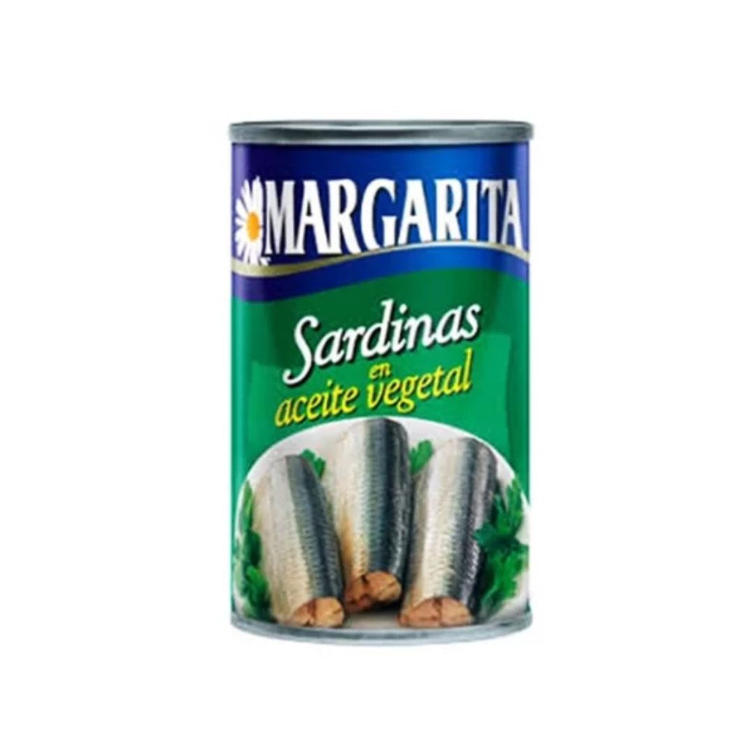Sardinas en Aceite Vegetal Margarita 170g