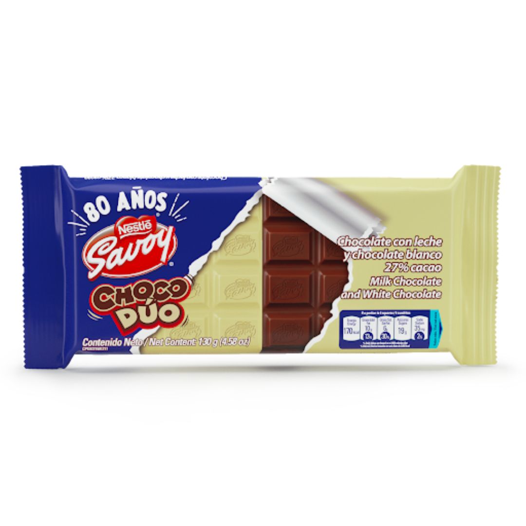 Chocolate Choco Duo Nestlé Savoy 130g