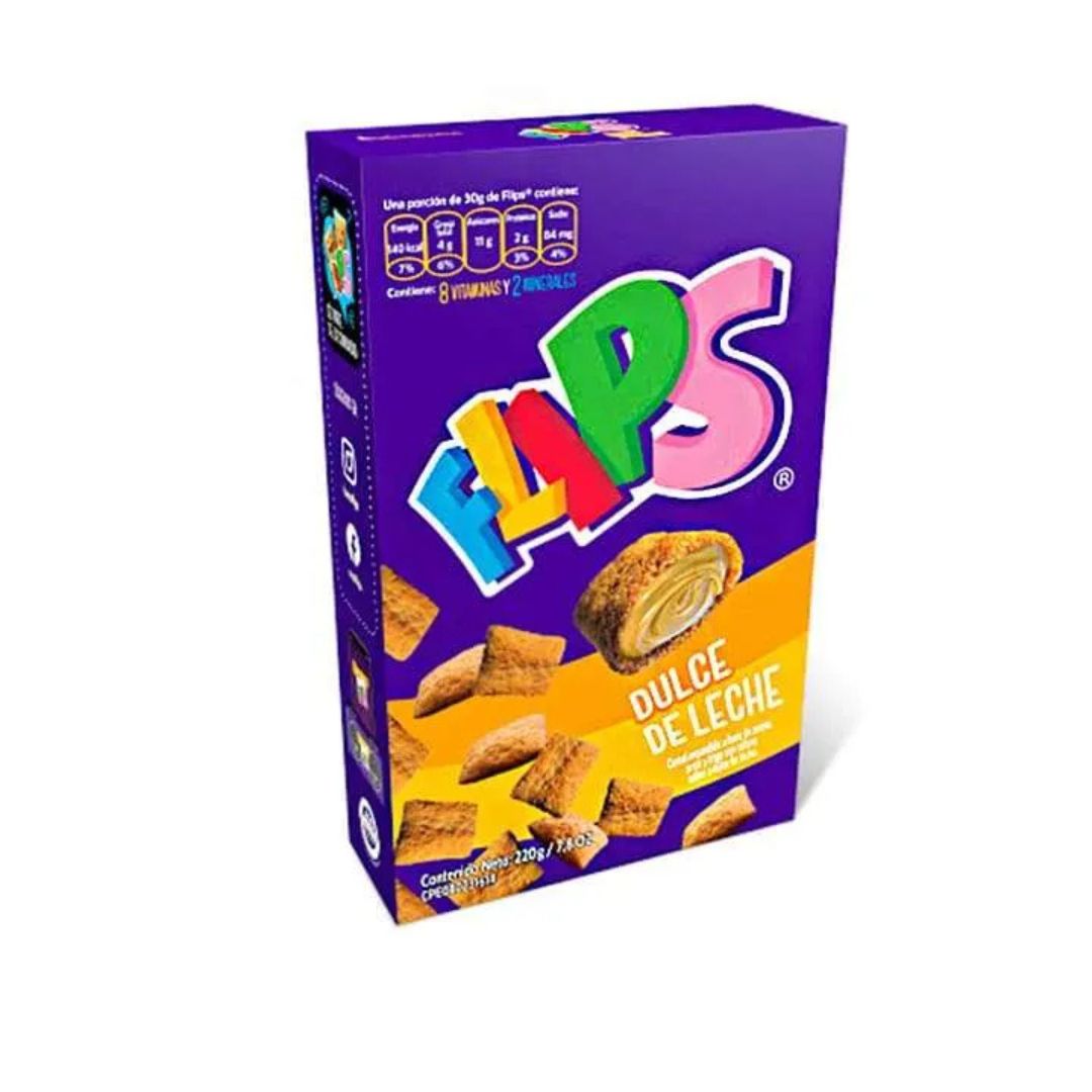 Cereal Flips Dulce de Leche 220g