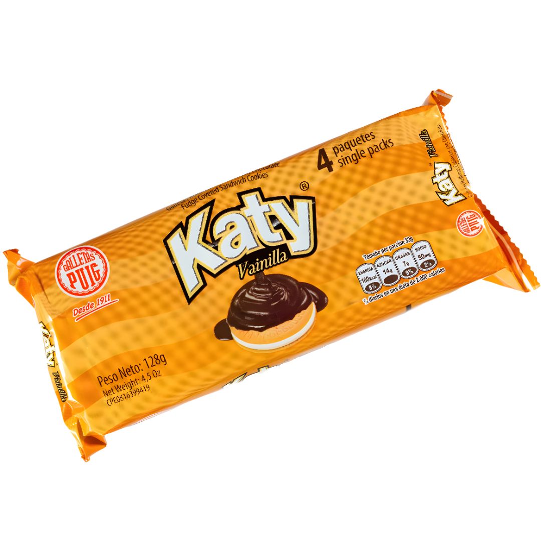 Galleta de Chocolate y Vainilla Katy Puig 128g