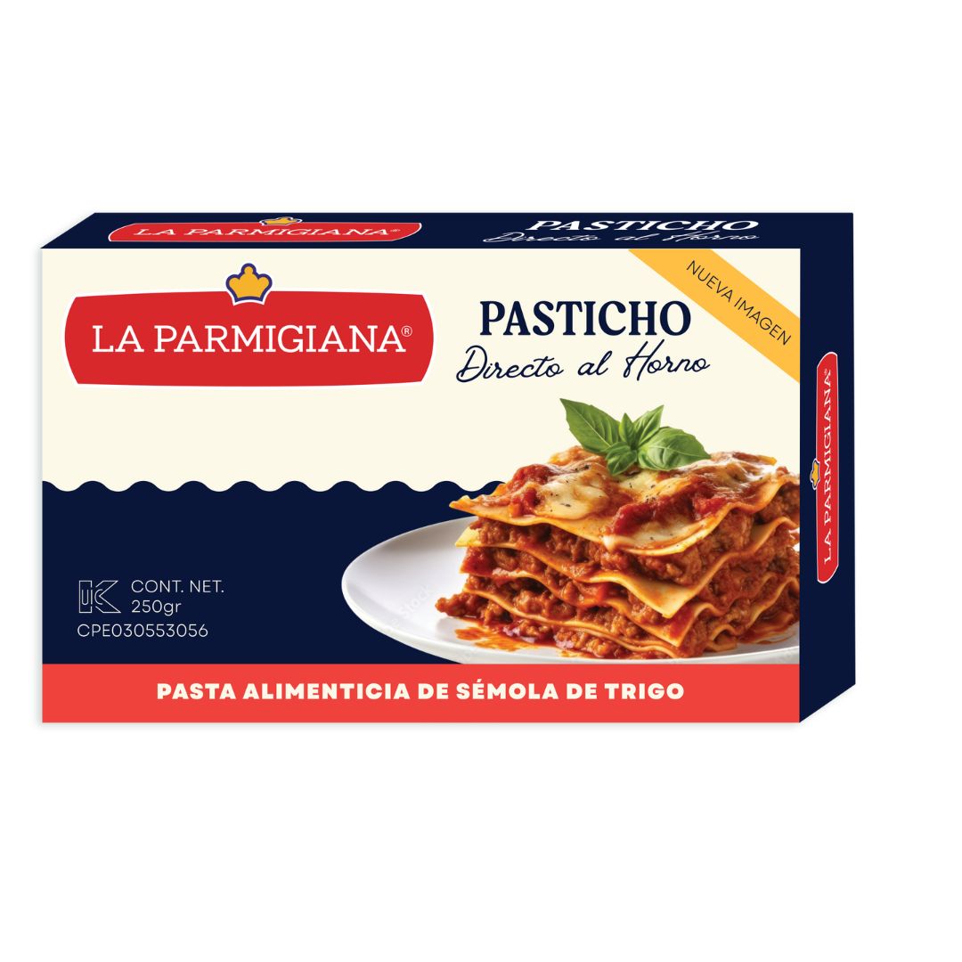 Pasta para Pasticho Directo al Horno La Parmigiana 250g