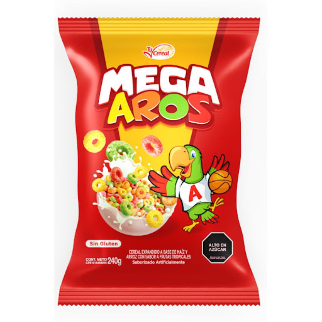 Cereal Mega Aros Miel Tu Cereal 240g
