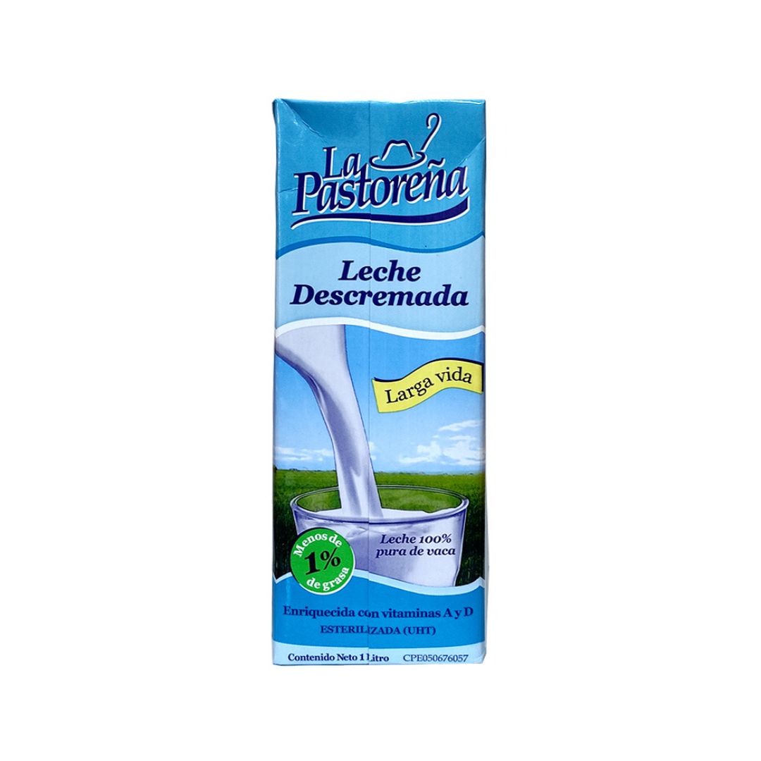 Leche Descremada La Pastoreña UHT 1L
