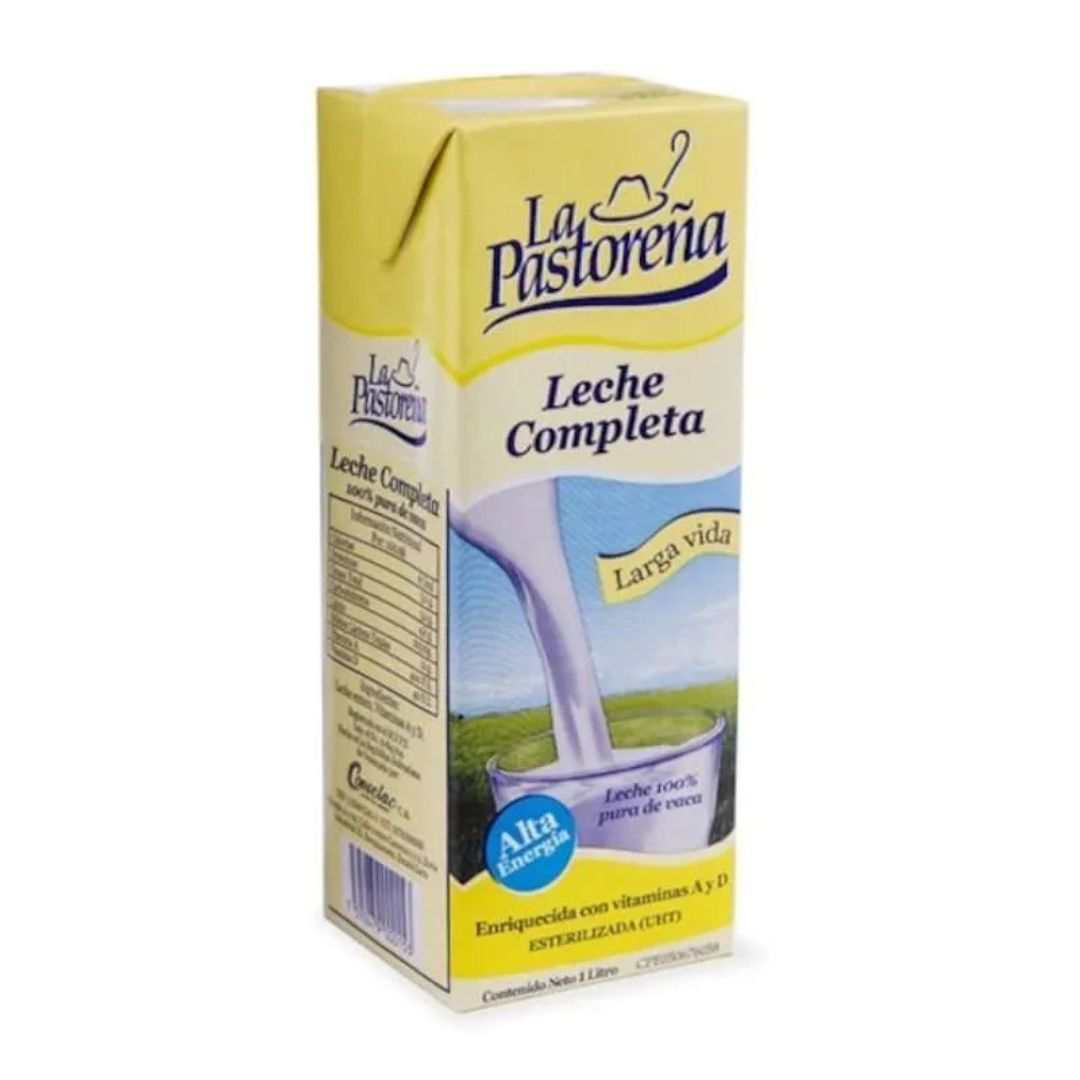Leche Líquida Completa La Pastoreña UHT 1L