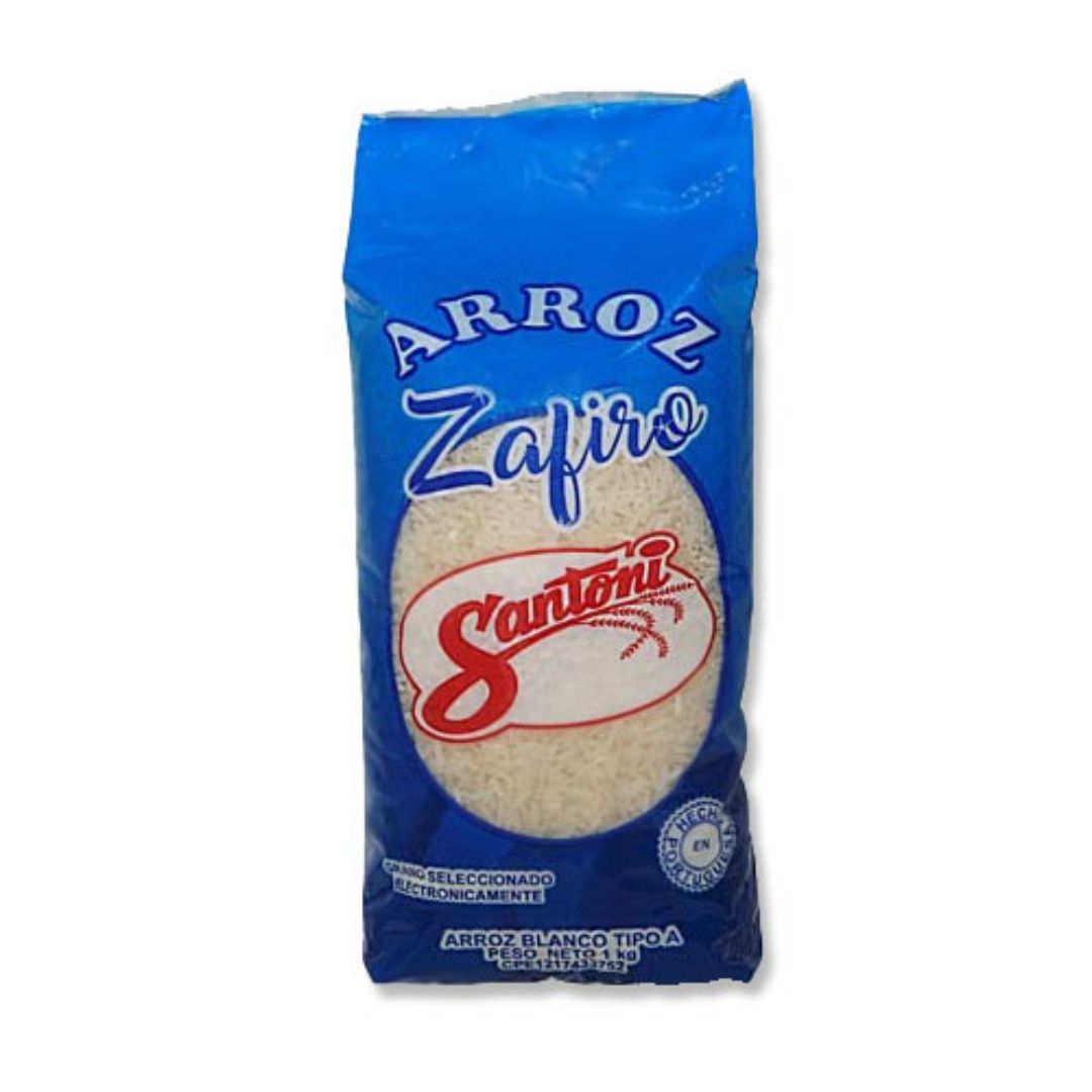 Arroz Blanco Santoni Zafiro Tipo A 800g