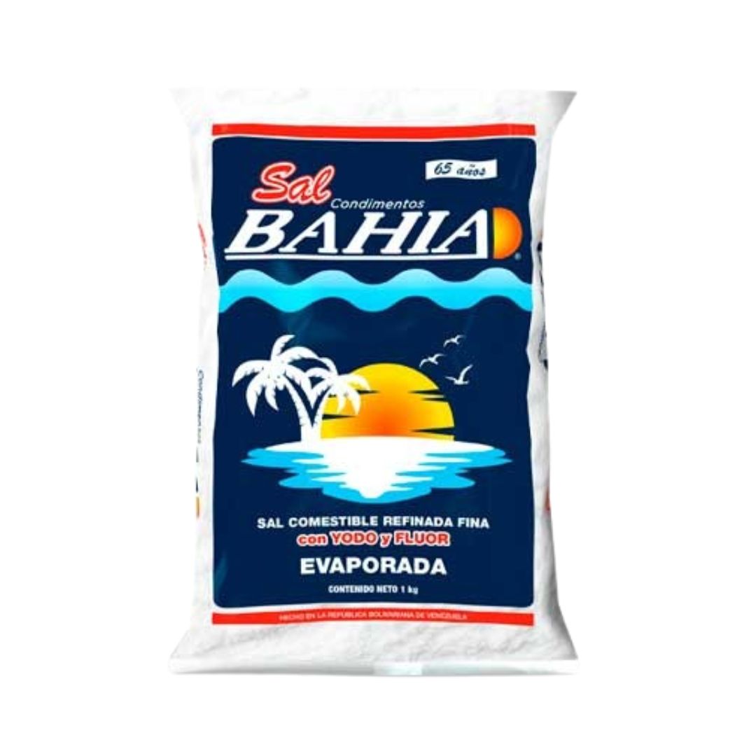Sal Evaporada Condimentos Bahía 1kg
