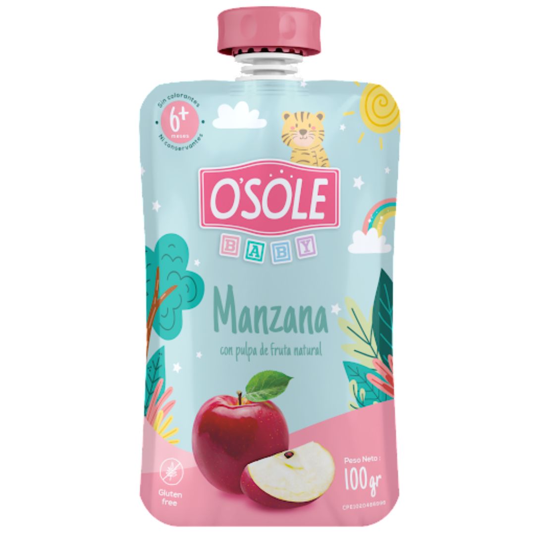 Compota de Manzana Osole 100g