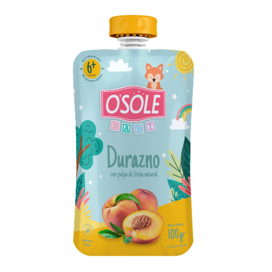 Compota de Durazno Osole 100g