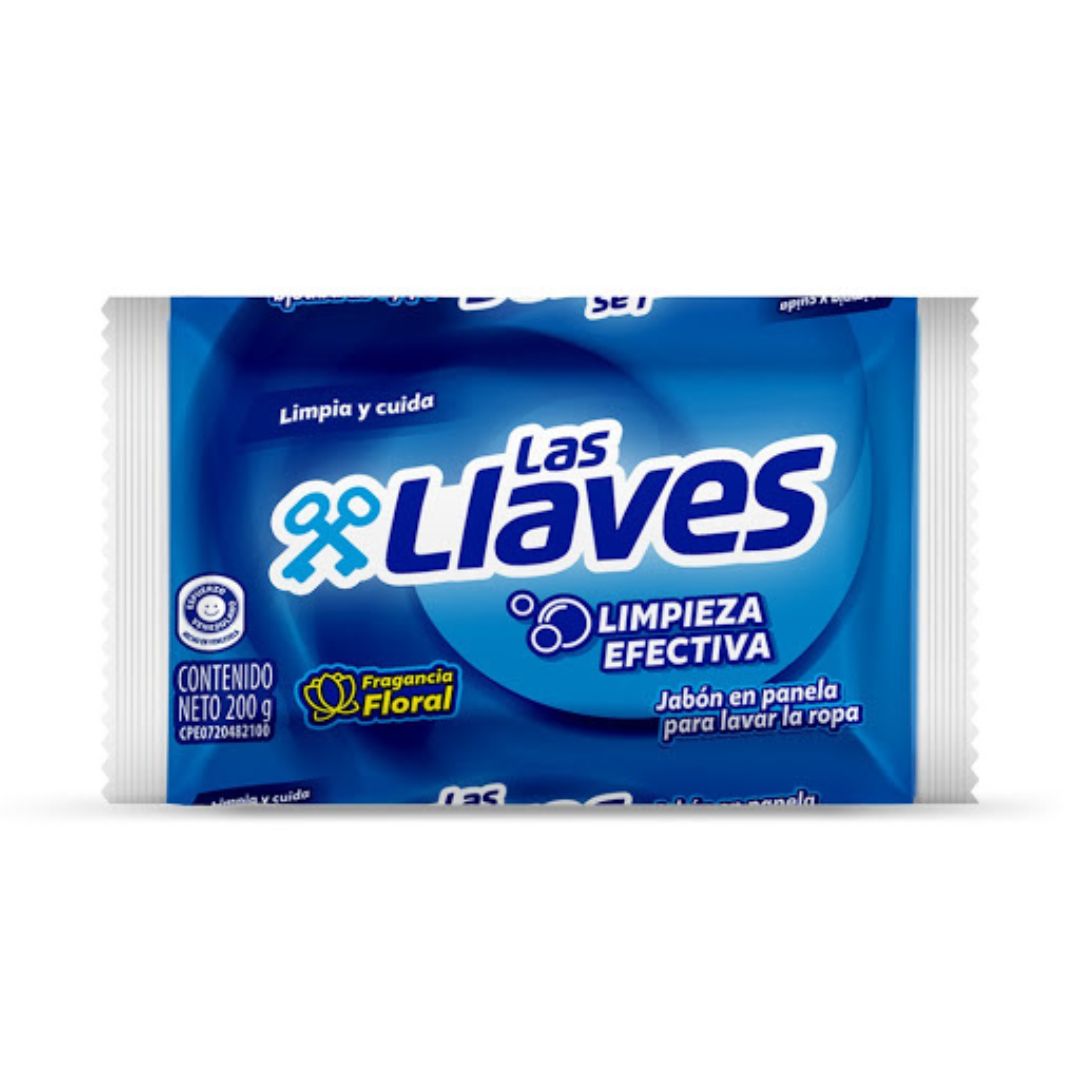 Jabón en Panela Floral Las Llaves 200g