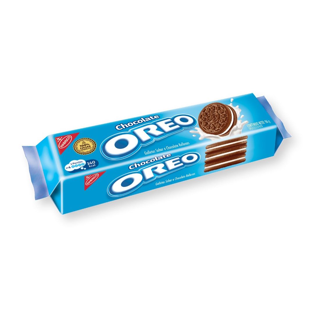 Galleta Oreo Chocolate Tubo Mondelez 96g