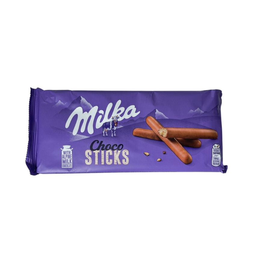 Sticks con Chocolate Milka 112g