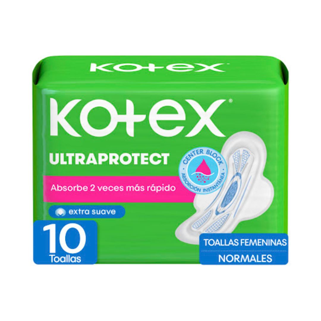 Toallas Sanitarias Diurna Kotex 10 Und