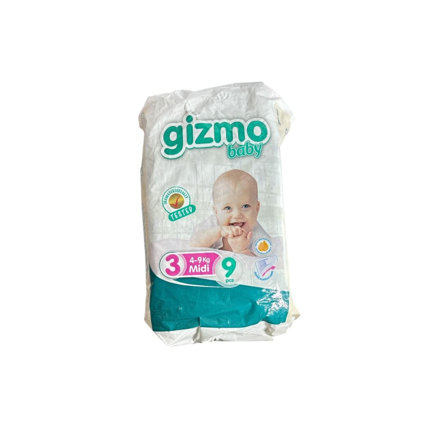 Pañal Mido Gizmo 4–9kg 9 Und