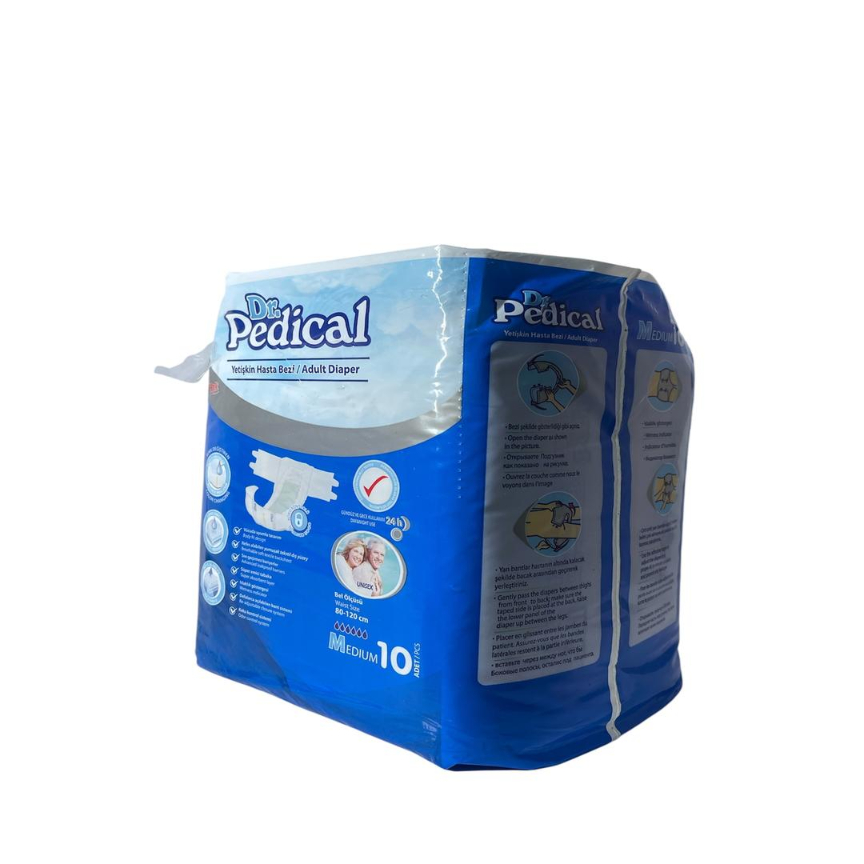 Pañales Adulto Talla Medio Dr. Pedical 10pcs