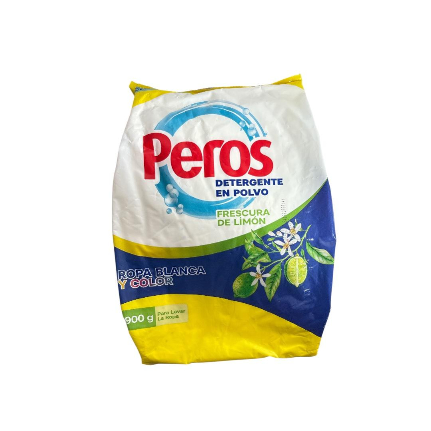 Detergente en Polvo Espumoso Frescura de Limón Peros 900g