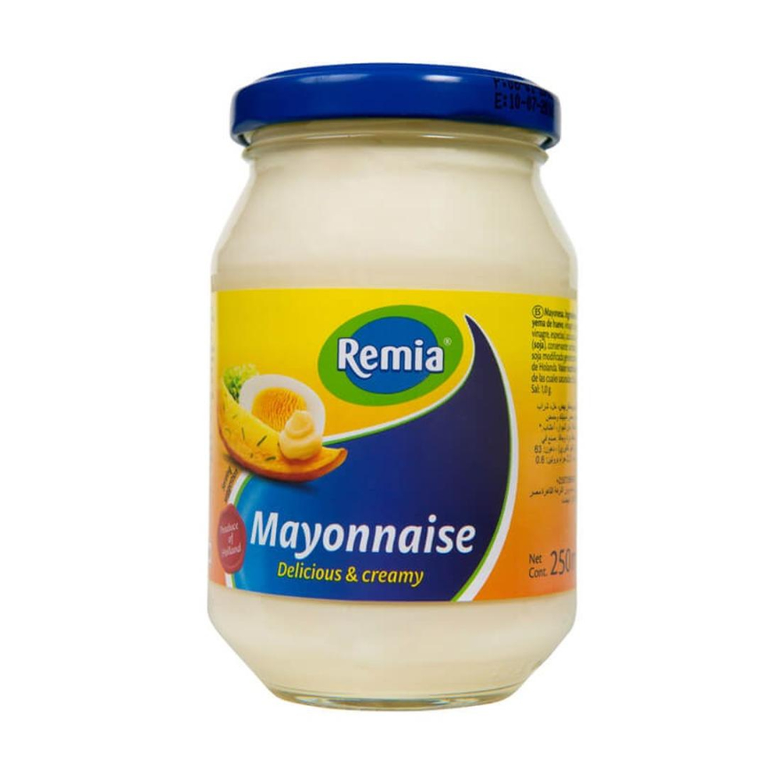 Mayonesa Envase de Vidrio Remia 250ml