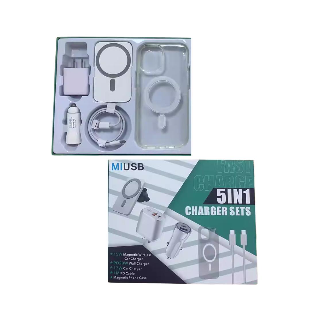 Pack Cargador 5 En 1 Tipo C