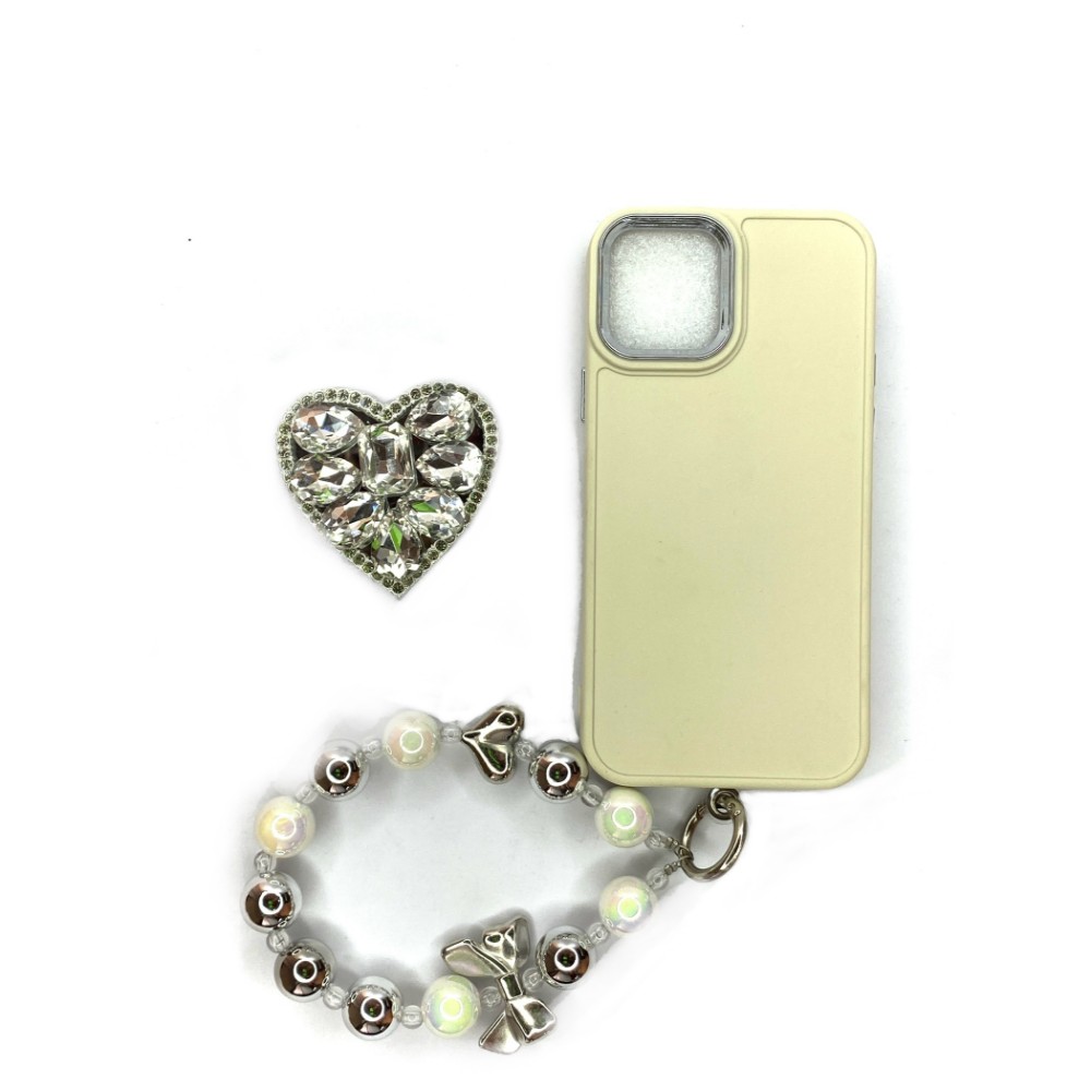 Forro de Lujo iPhone 12 / 12 Pro, Blanco