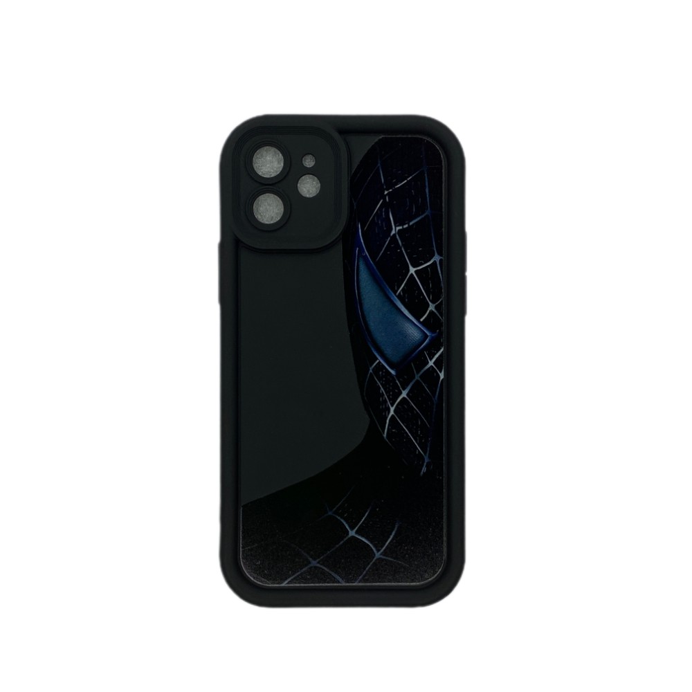 Forro Stickers iPhone 14 – Negro Spiderman II